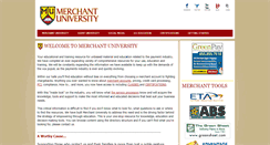 Desktop Screenshot of merchantuniversity.org