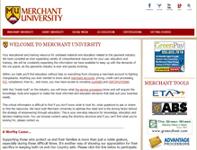 Tablet Screenshot of merchantuniversity.org